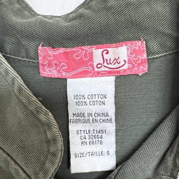 Lux Olive Utility Jacket - Picture 2 of 7